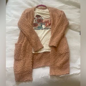 Soft Coral Cardigan
